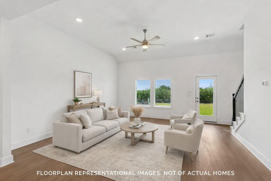 Furnished interior view inside a new home in Miller's Pond, Rosenberg (Image 8).