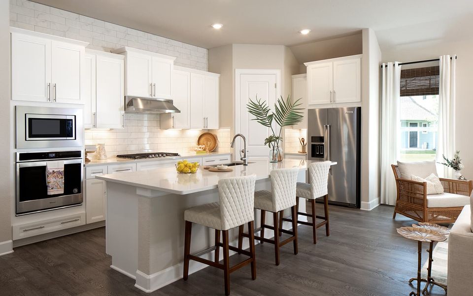 Furnished interior view inside a new home in Kissing Tree, San Marcos (Image 5).