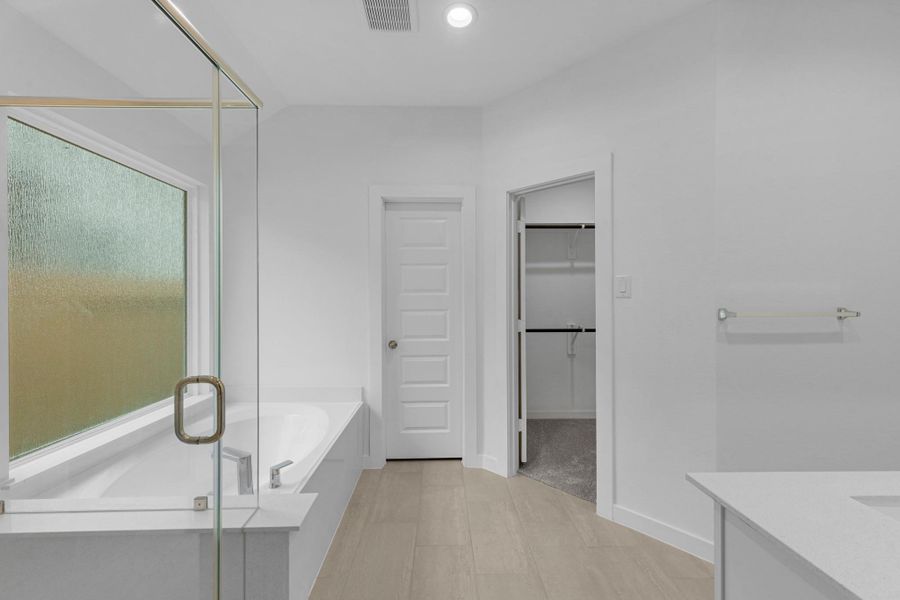Furnished interior view inside a new home in Cypresswood Landing, Humble (Image 8).