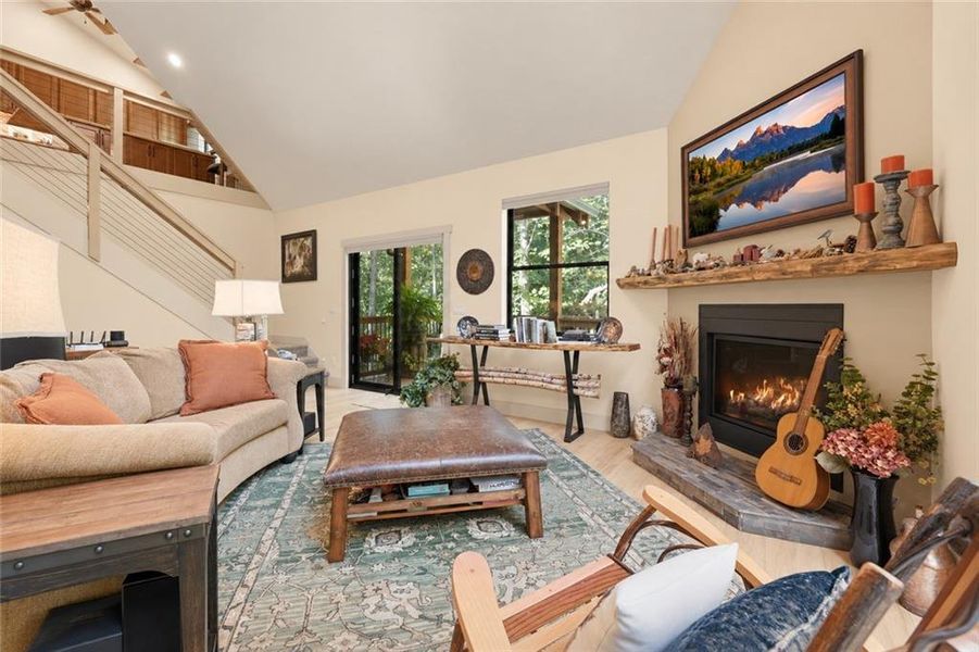 Furnished interior view inside a new home in , Ellijay (Image 34).