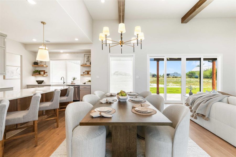 Furnished interior view inside a new home in , Bryan (Image 3).