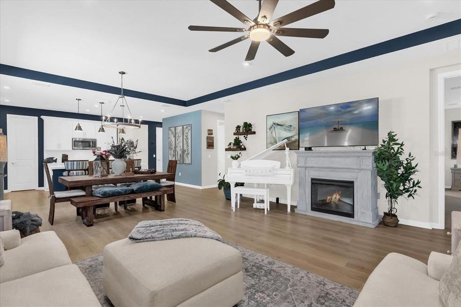 Furnished interior view inside a new home in , Deland (Image 13).