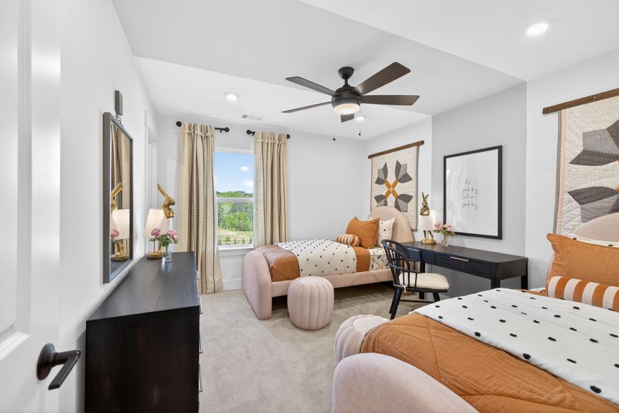 Representative furnished interior of a home built from the Riverton by Pulte Homes in Riversprings, Dacula (Image 39).