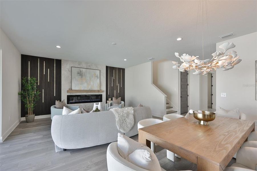 Furnished interior view inside a new home in , Tampa (Image 57).