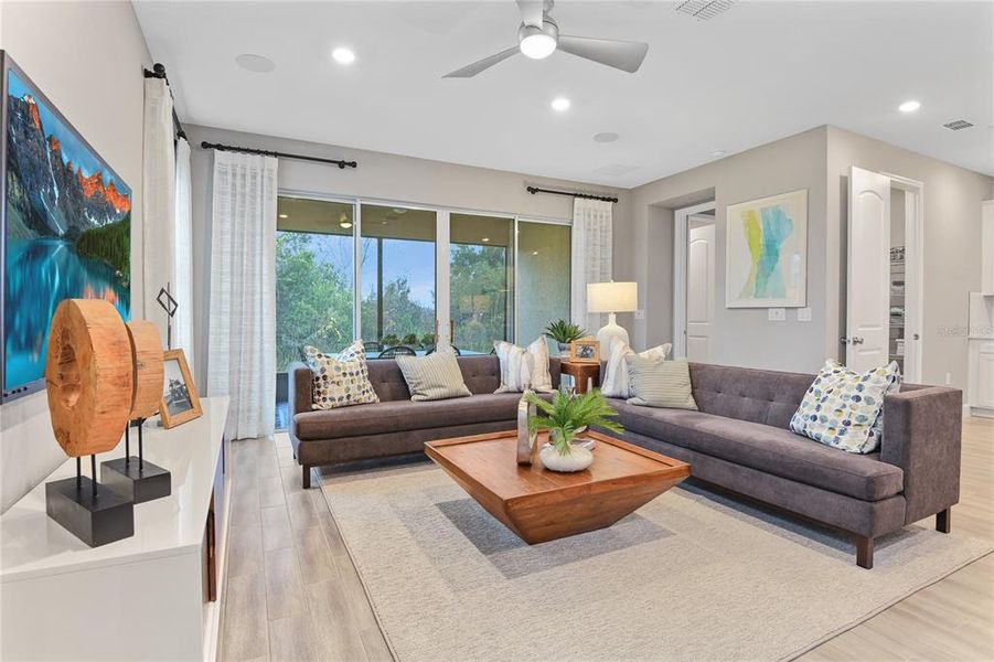 Furnished interior view inside a new home in Estates at Rivers Edge, Parrish (Image 7).
