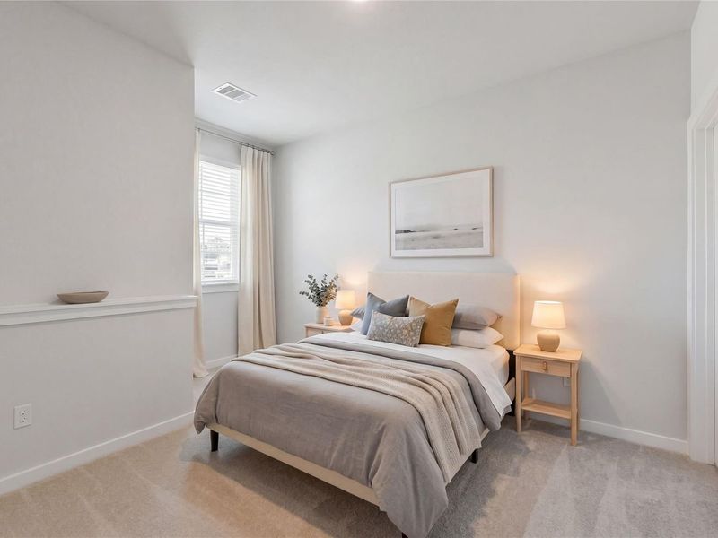 Furnished interior view inside a new home in Liberty Estates, Cleveland (Image 10).