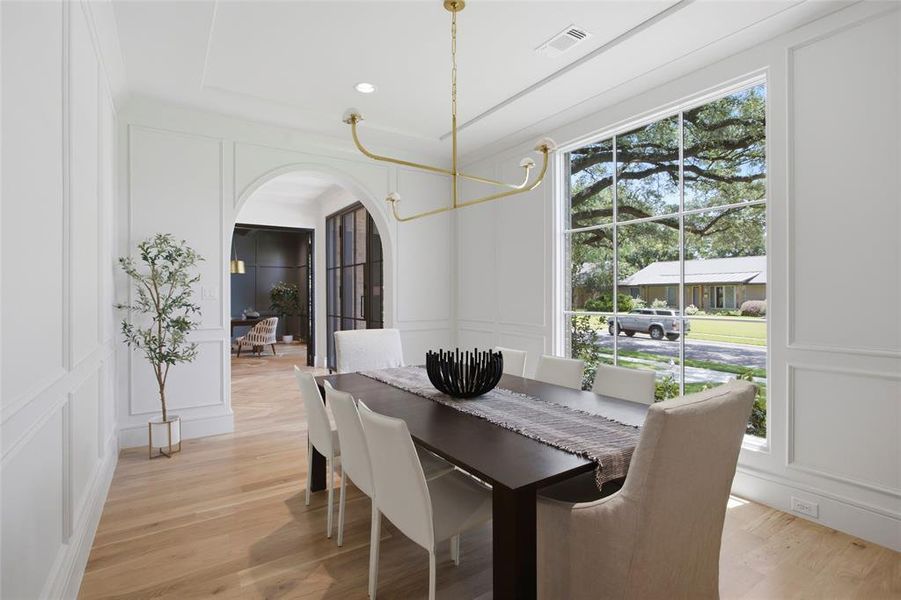 Furnished interior view inside a new home in , Dallas (Image 5).