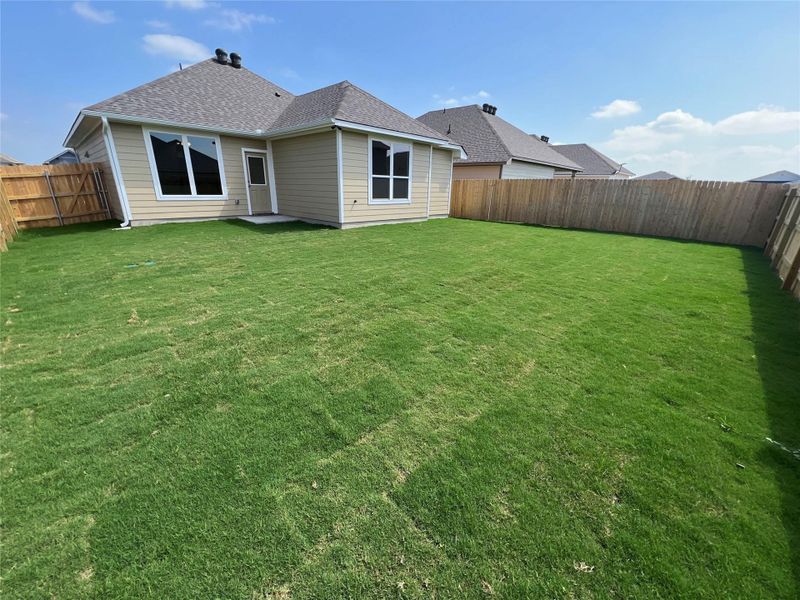 Exterior details and patio area of a home in Eastern Wells, Jarrell (Image 24). Exterior details and patio area of a home in Eastern Wells, Jarrell (Image 24).
