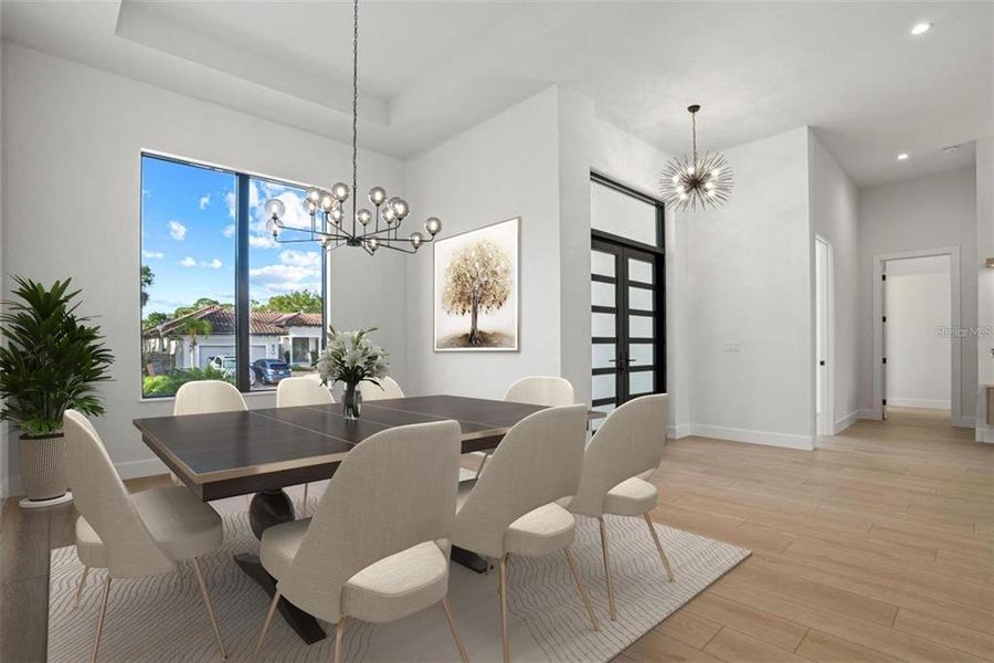 Furnished interior view inside a new home in , Nokomis (Image 13).