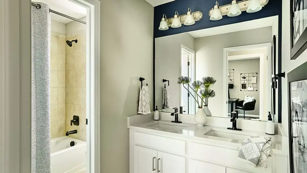 Furnished interior view inside a new home in Parterre, Thornton (Image 10).