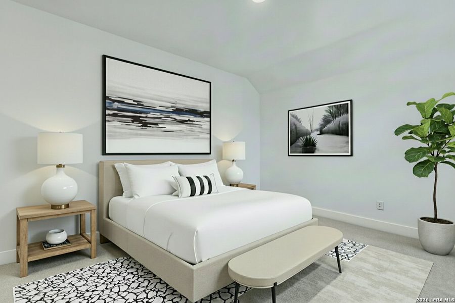 Furnished interior view inside a new home in Davis Ranch, San Antonio (Image 29).