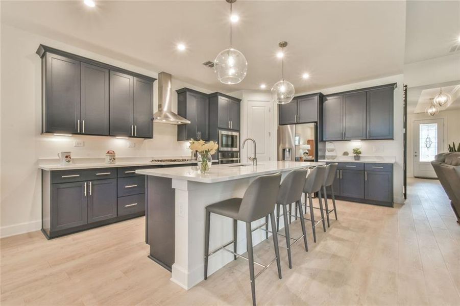 Furnished interior view inside a new home in , Hoschton (Image 11).