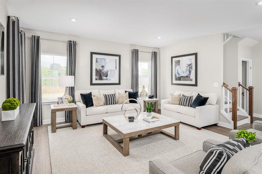 Furnished interior view inside a new home in Derby Meadows, Pleasant View (Image 10).