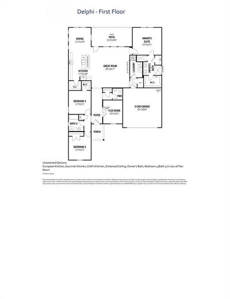 Delphina - Floor Plan