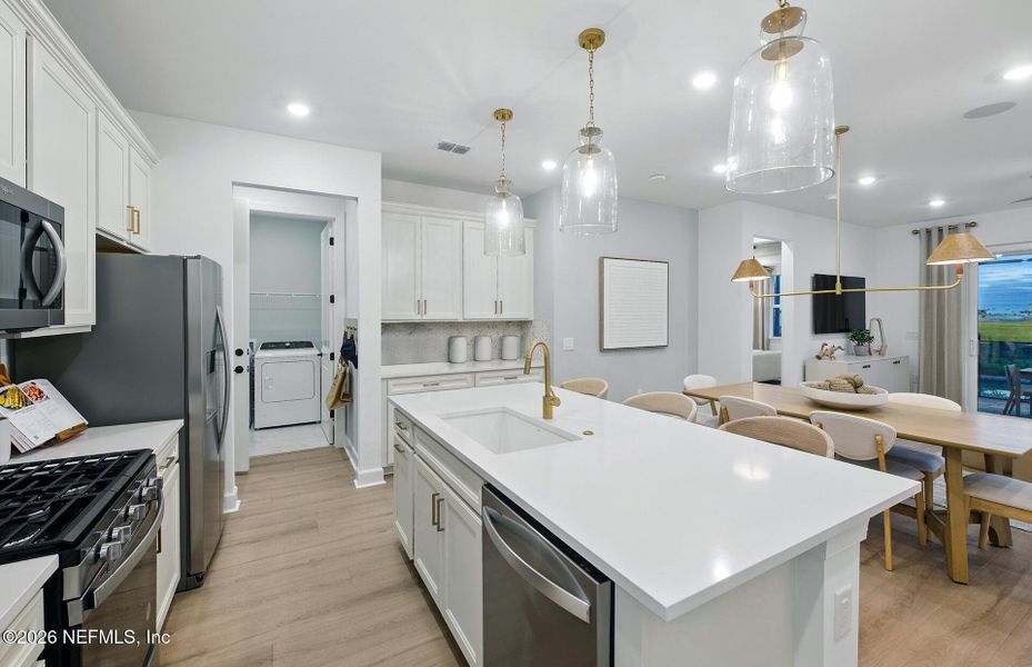 Furnished interior view inside a new home in Seminole Palms, Palm Coast (Image 6).