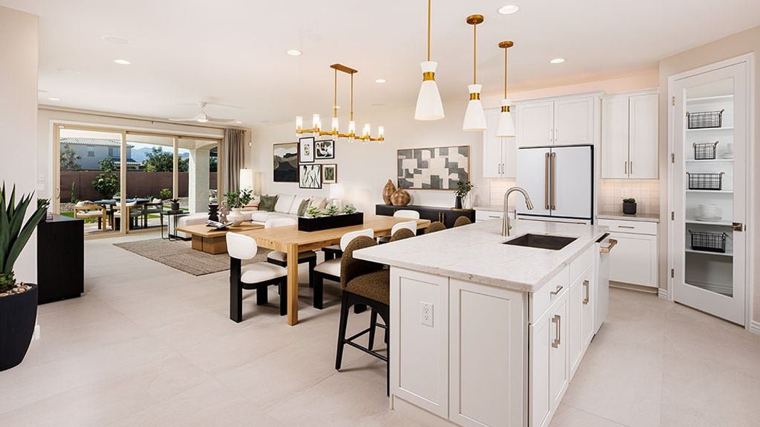 Representative furnished interior of a home built from the Compass by Taylor Morrison in Alamar, Avondale (Image 4).