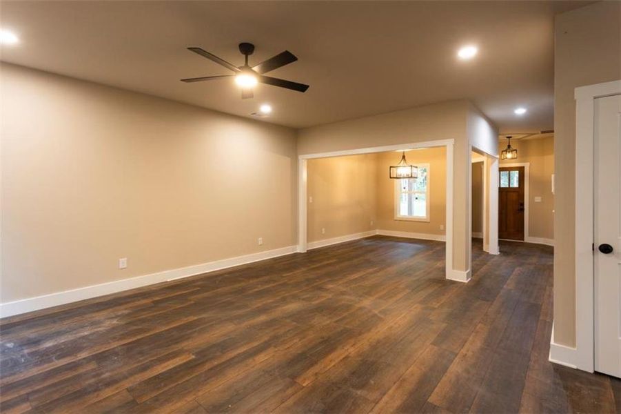 Spacious, unfurnished interior of a new home in , Oxford (Image 11).