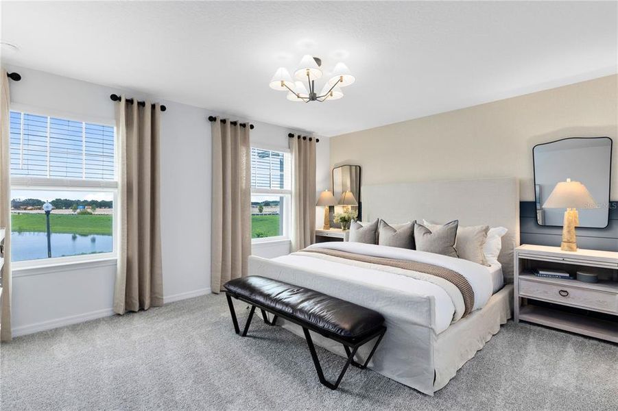Furnished interior view inside a new home in Silverleaf Oaks, Winter Garden (Image 7).