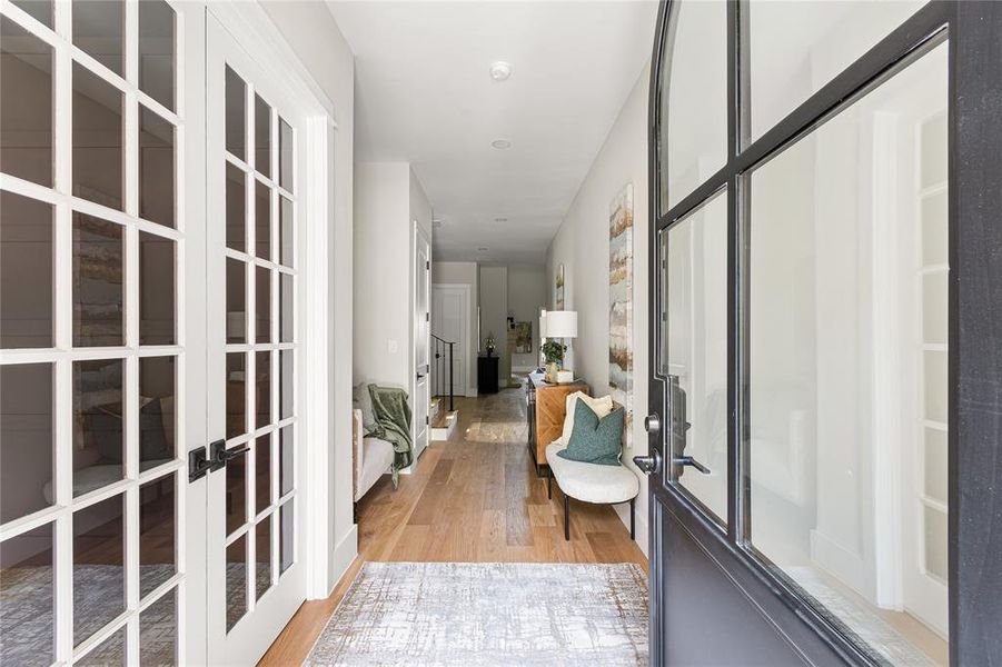 Furnished interior view inside a new home in , Dallas (Image 16).