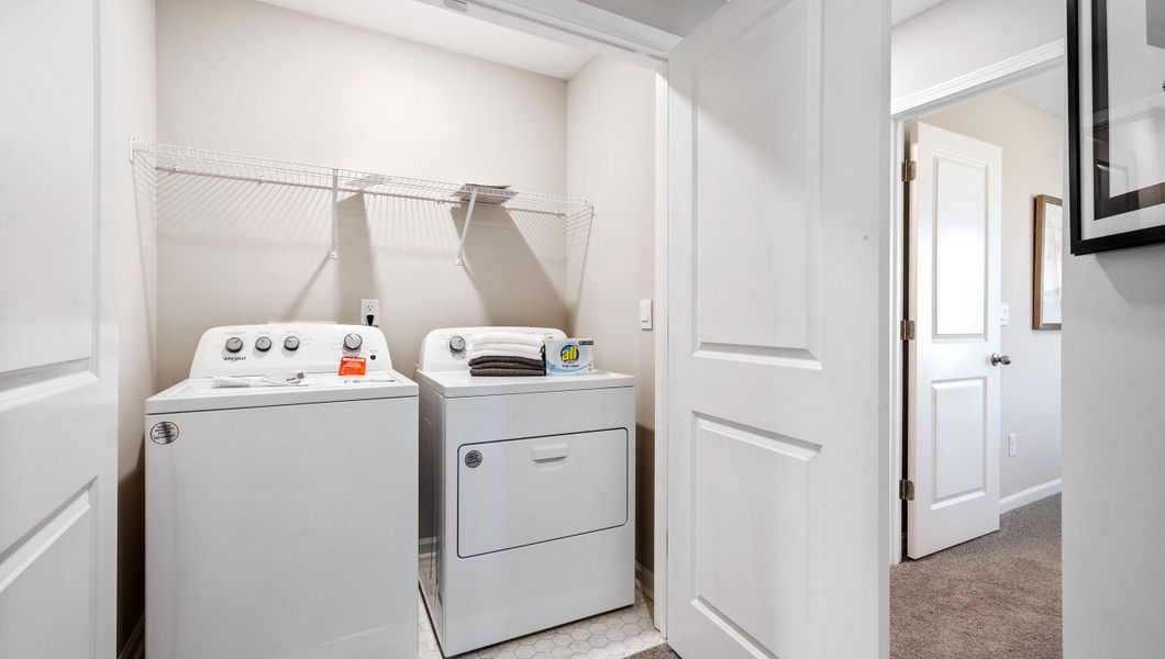 Furnished interior view inside a new home in Tanglewood Townes, Greenville (Image 21).