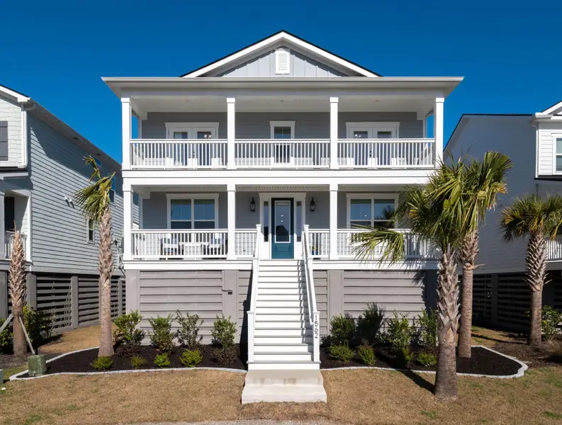 Front exterior of a new home in , Mount Pleasant, SC, highlighting curb appeal (Image 29).