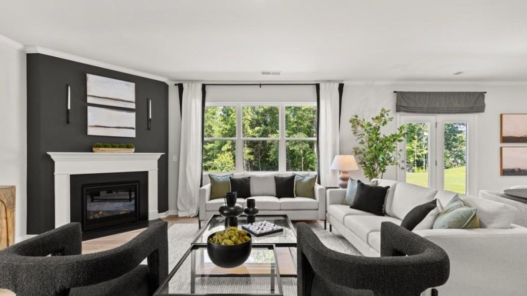 Furnished interior view inside a new home in Fairhaven, Lithia Springs (Image 9).