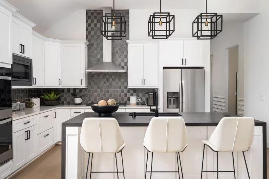 Photo of Pulte model home with same floor plan, not of actual home listed. Photo of Pulte model home with same floor plan, not of actual home listed.