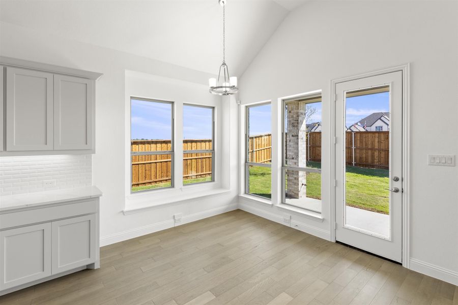 Representative unfurnished interior of a home built from the Preston by Windsor Homes in Nelson Lake Estates, Rockwall (Image 23).