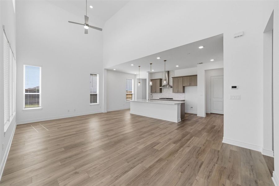 Opened Concept from Kitchen to Living room
