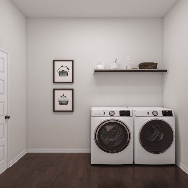 Representative furnished interior of a home built from the Windsor by Tri Pointe Homes in Lariat, Liberty Hill (Image 27).