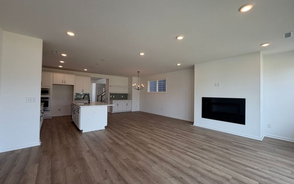 Spacious, unfurnished interior of a new home in Wendell Falls, Wendell (Image 11). Spacious, unfurnished interior of a new home in Wendell Falls, Wendell (Image 11).