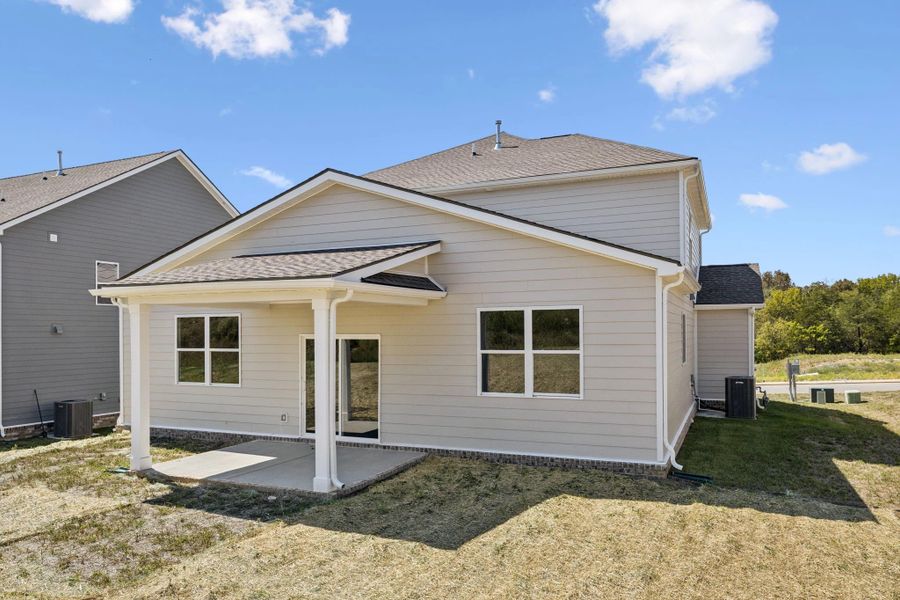 Front exterior of a new home in Willow Landing, Mount Juliet, TN, highlighting curb appeal (Image 24).