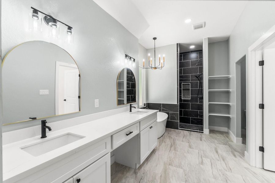 Furnished interior view inside a new home in , Livingston (Image 16).