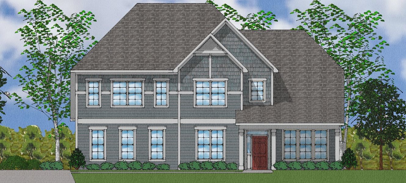 Representative exterior photo of a completed home built from the Livingston - Elite Collection by Mungo Homes in Walnut Grove, Easley, SC (Image 25).