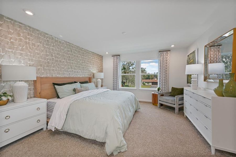 Furnished interior view inside a new home in Bloomingdale Townes, Brandon (Image 22).