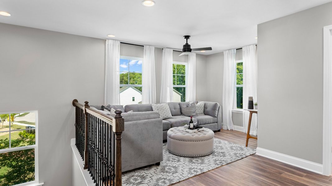 Furnished interior view inside a new home in The Farm at Neill's Creek, Lillington (Image 7).