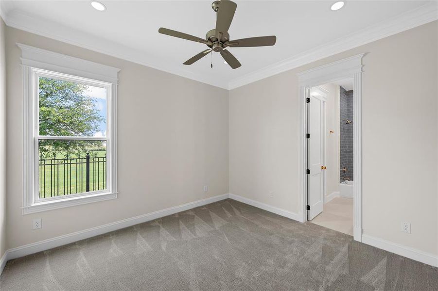 Spacious, unfurnished interior of a new home in , Woodway (Image 23).