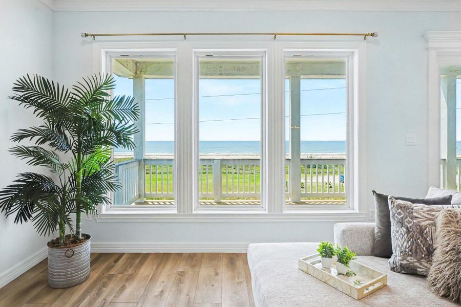 Furnished interior view inside a new home in , Galveston (Image 30).