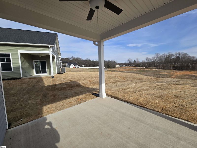Exterior details and patio area of a home in Halton Oaks, Spartanburg (Image 4).