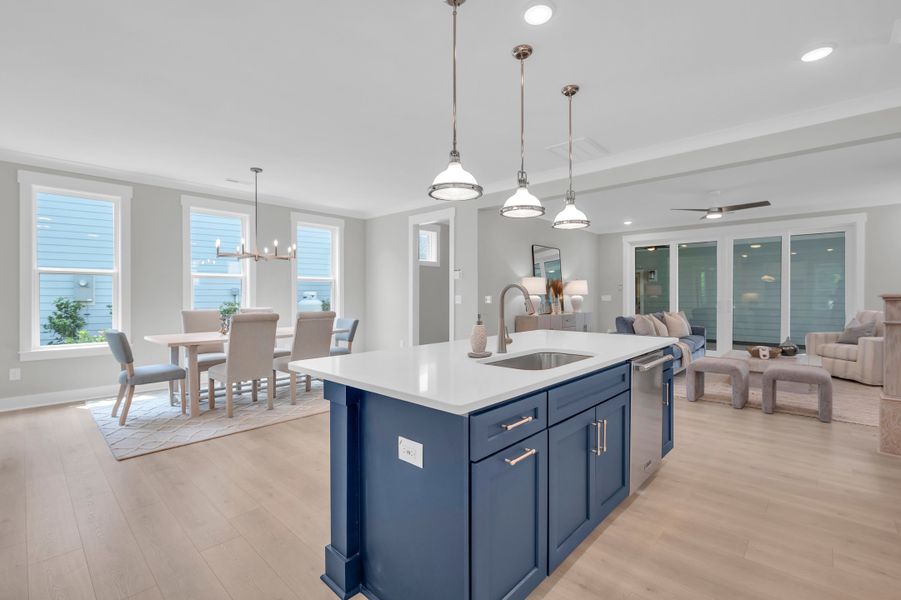 Representative furnished interior of a home built from the The Wisteria by RobuckHomes in East & Mason, Wilmington (Image 59).