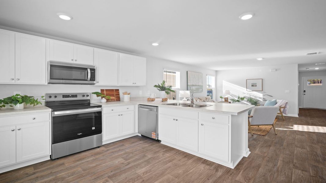 Furnished interior view inside a new home in Rice Hope, Port Wentworth (Image 11). Furnished interior view inside a new home in Rice Hope, Port Wentworth (Image 11).