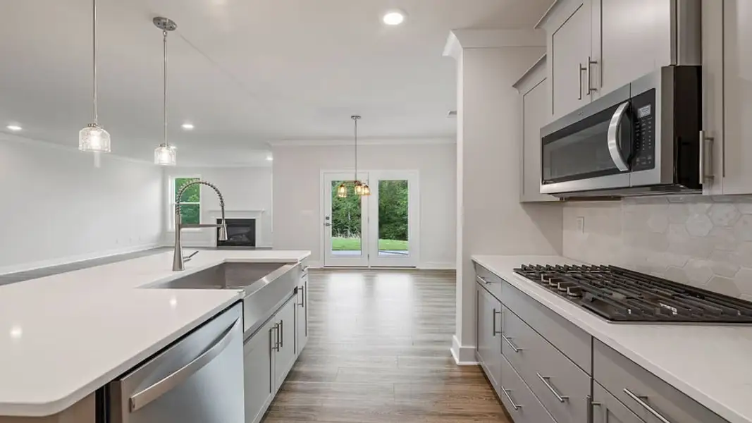 Furnished interior view inside a new home in Cottonwood Ridge, Piedmont (Image 10). Furnished interior view inside a new home in Cottonwood Ridge, Piedmont (Image 10).