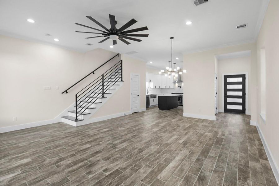 Spacious, unfurnished interior of a new home in , Houston (Image 26). Spacious, unfurnished interior of a new home in , Houston (Image 26).