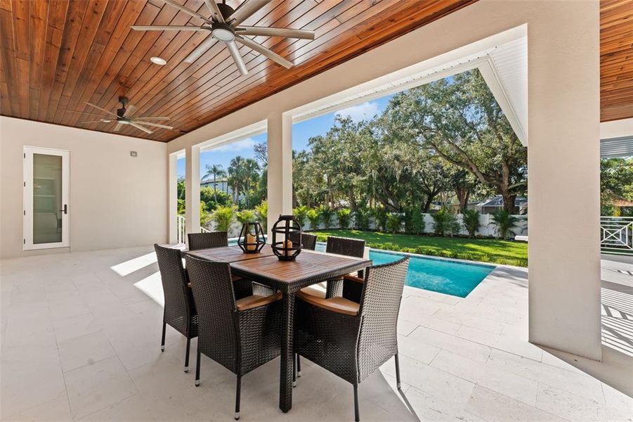 Exterior details and patio area of a home in , Tampa (Image 31).