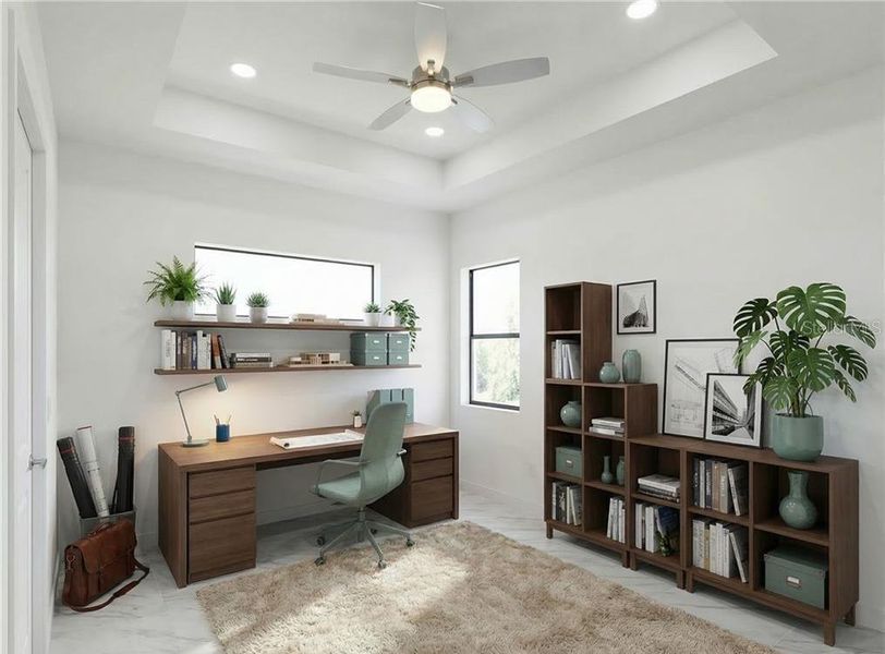 Furnished interior view inside a new home in , Cape Coral (Image 13). Furnished interior view inside a new home in , Cape Coral (Image 13).