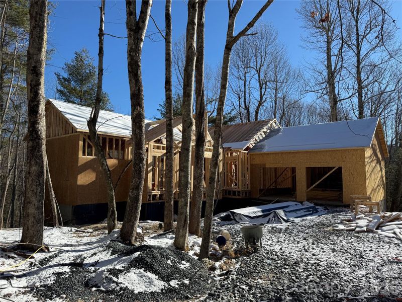 In-progress construction of a new home in , Boone, NC (Image 8).