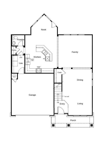 This floor plan features 3 bedrooms, 2 full baths, 1 half bath, and over 2,700 square feet of living space.