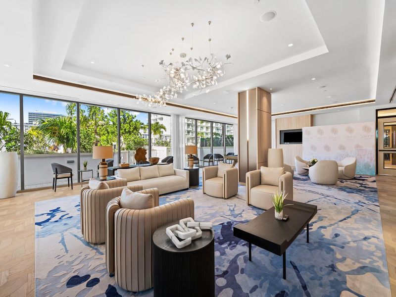 Furnished interior view inside a new home in , Fort Lauderdale (Image 7). Furnished interior view inside a new home in , Fort Lauderdale (Image 7).