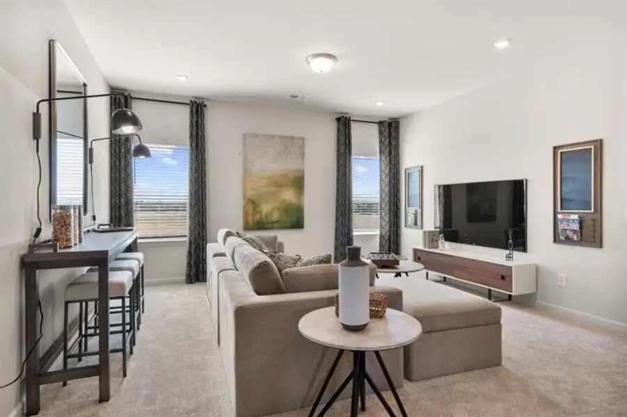 Furnished interior view inside a new home in The Stiles, Cartersville (Image 12).