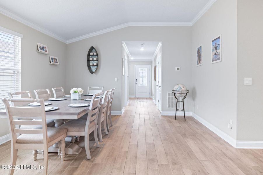 Furnished interior view inside a new home in Dorado at Entrada, St. Augustine (Image 15).